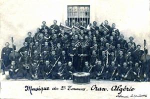196- Oran - Musique du 2e Zouaves en 1913